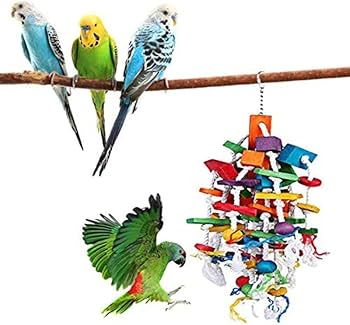 Amazon | オウムのおもちゃ しゃべる インコおもちゃ 吊り下げ
